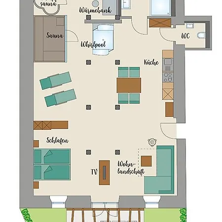 アパート Gaestehaus Moenchswald